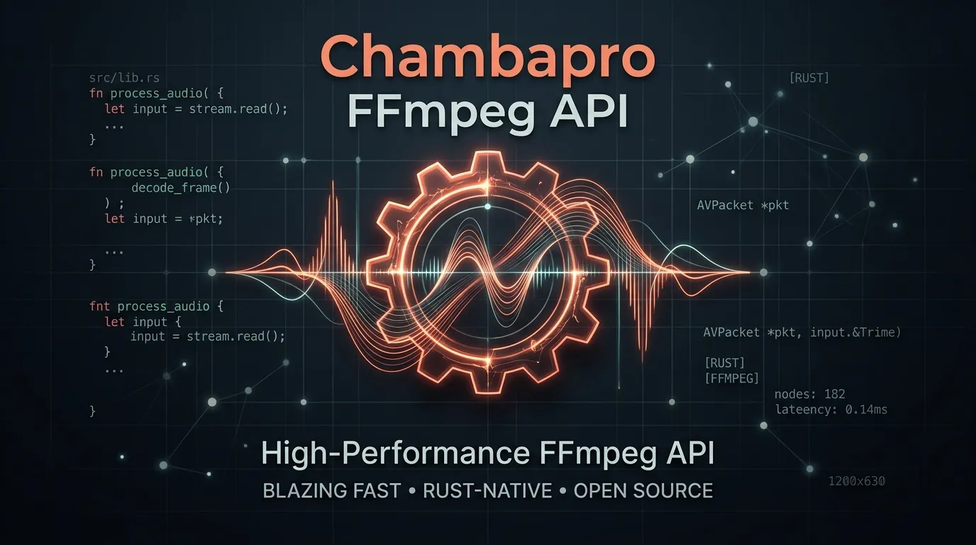 Convertir audio con Rust y FFmpeg en milisegundos